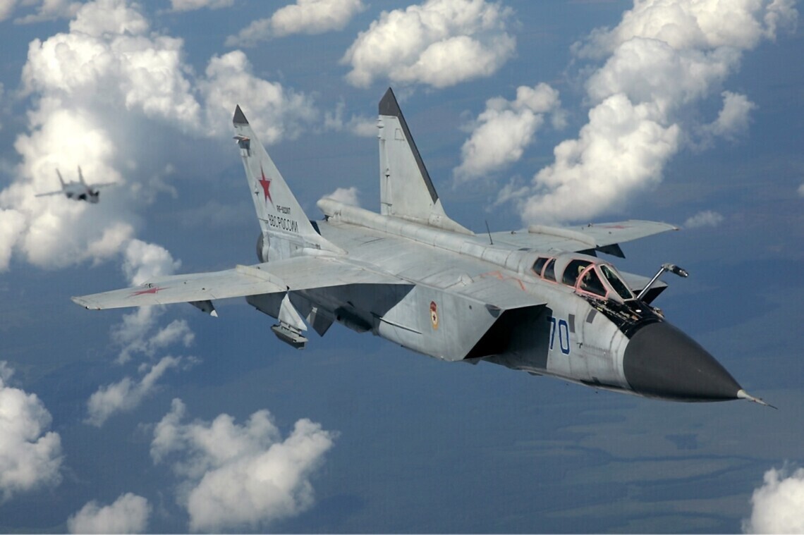 В субботу, 13 января, в Украине уже второй раз объявлена масштабная воздушная тревога из-за взлёта МиГ-31К в россии.