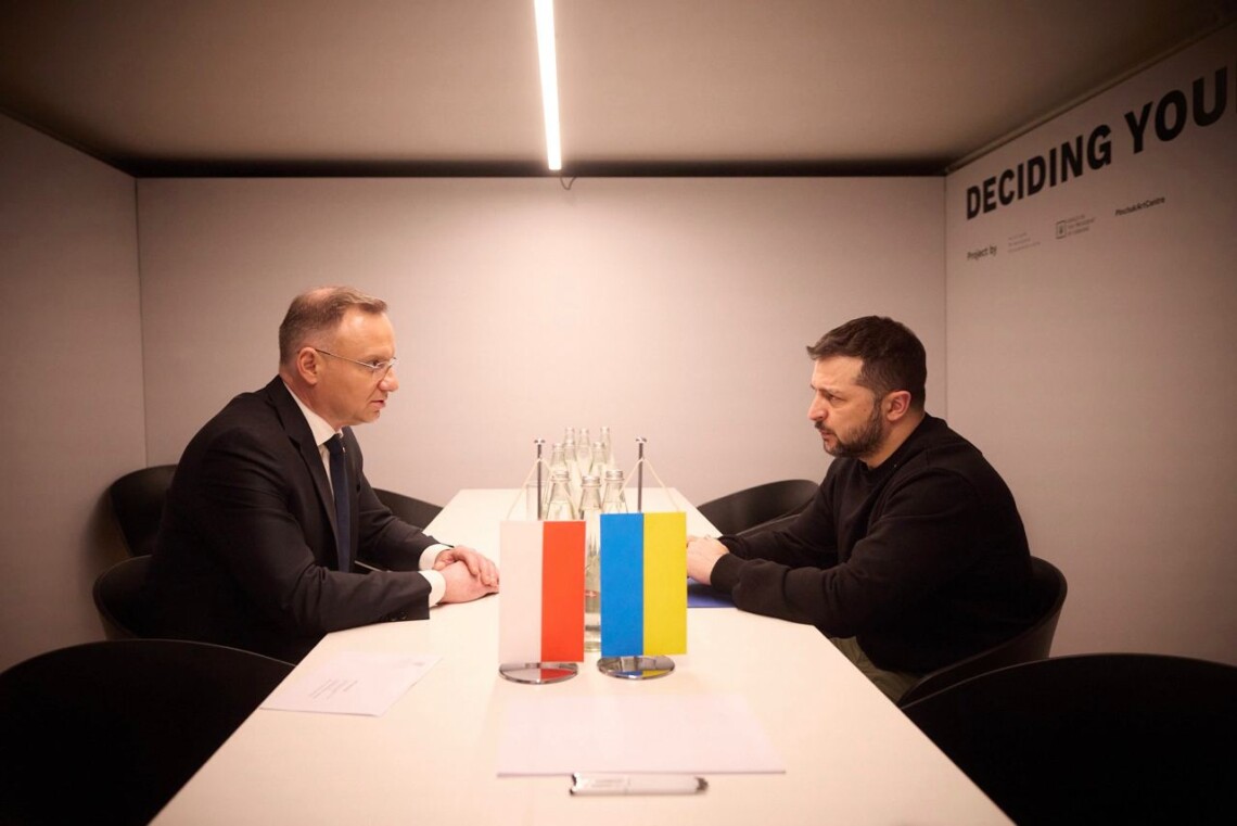 Президент Польши Анджей Дуда 16 января встретился с Владимиром Зеленским на полях Всемирного экономического форума в Давосе.