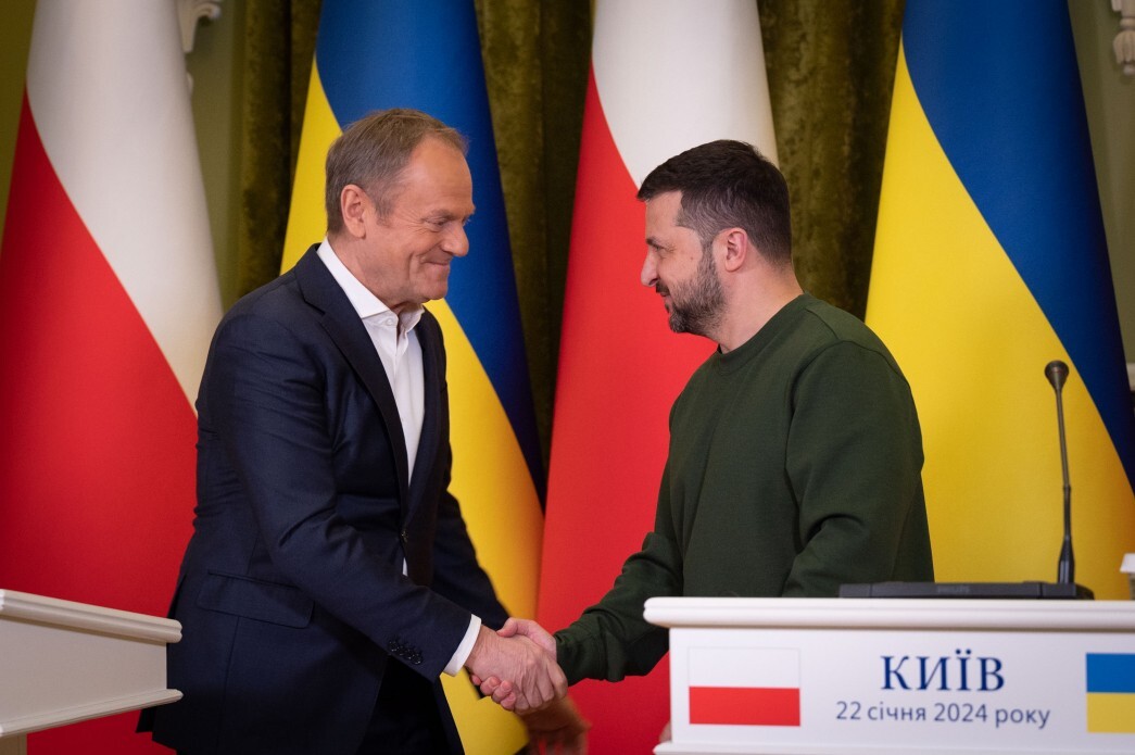 Премьер Дональд Туск в Киеве заявил о присоединении Польши к декларации G7 по гарантиям безопасности для Украины.