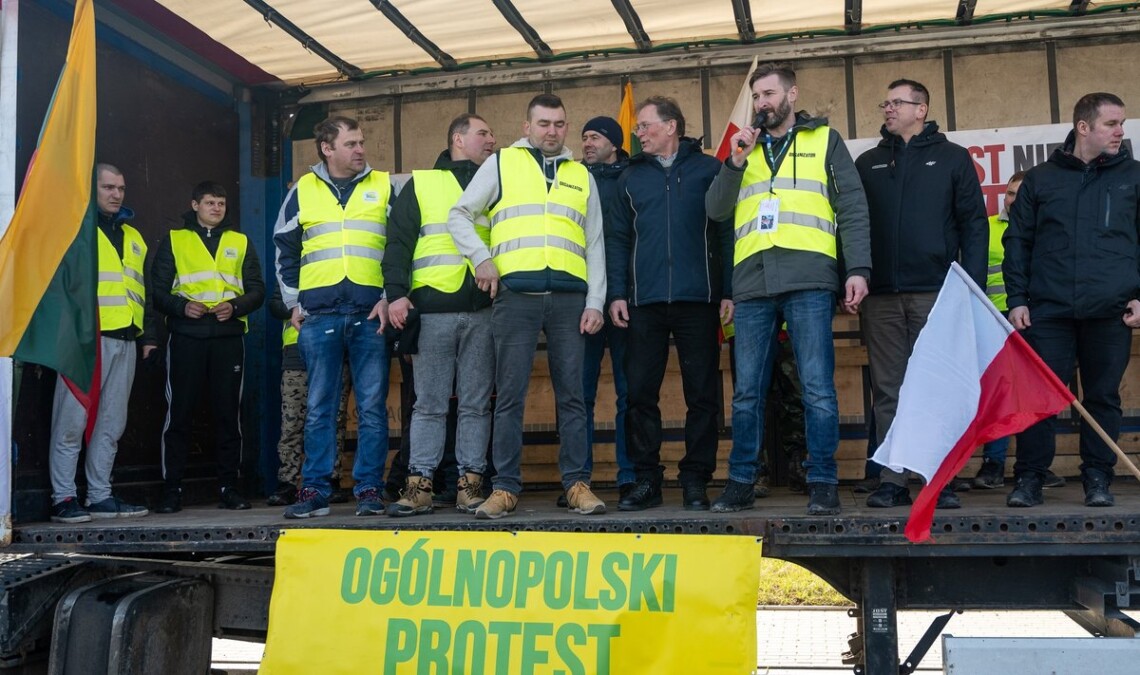 Польские фермеры прекратили акцию протеста возле пункта пропуска Будзиско-Кальвария, расположенного на границе с Литвой.