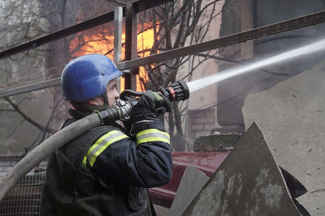 В Винницкой области ночью работала противовоздушная оборона, был поврежден объект инфраструктуры и возник пожар.