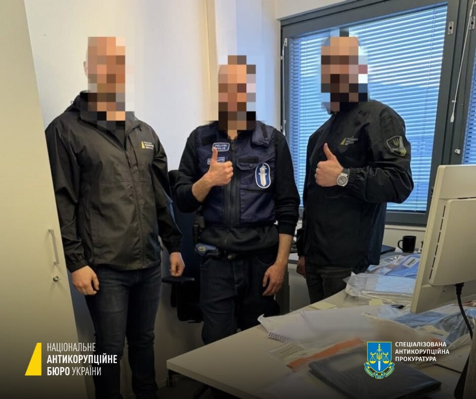 В рамках расследования украинских антикоррупционных органов были задержаны три человека на территории Финляндской республики.