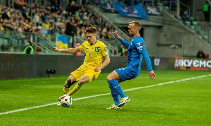 Сборная Украины одержала волевую победу над Исландией в финальном матче плей-офф отбора Евро-2024 по футболу.