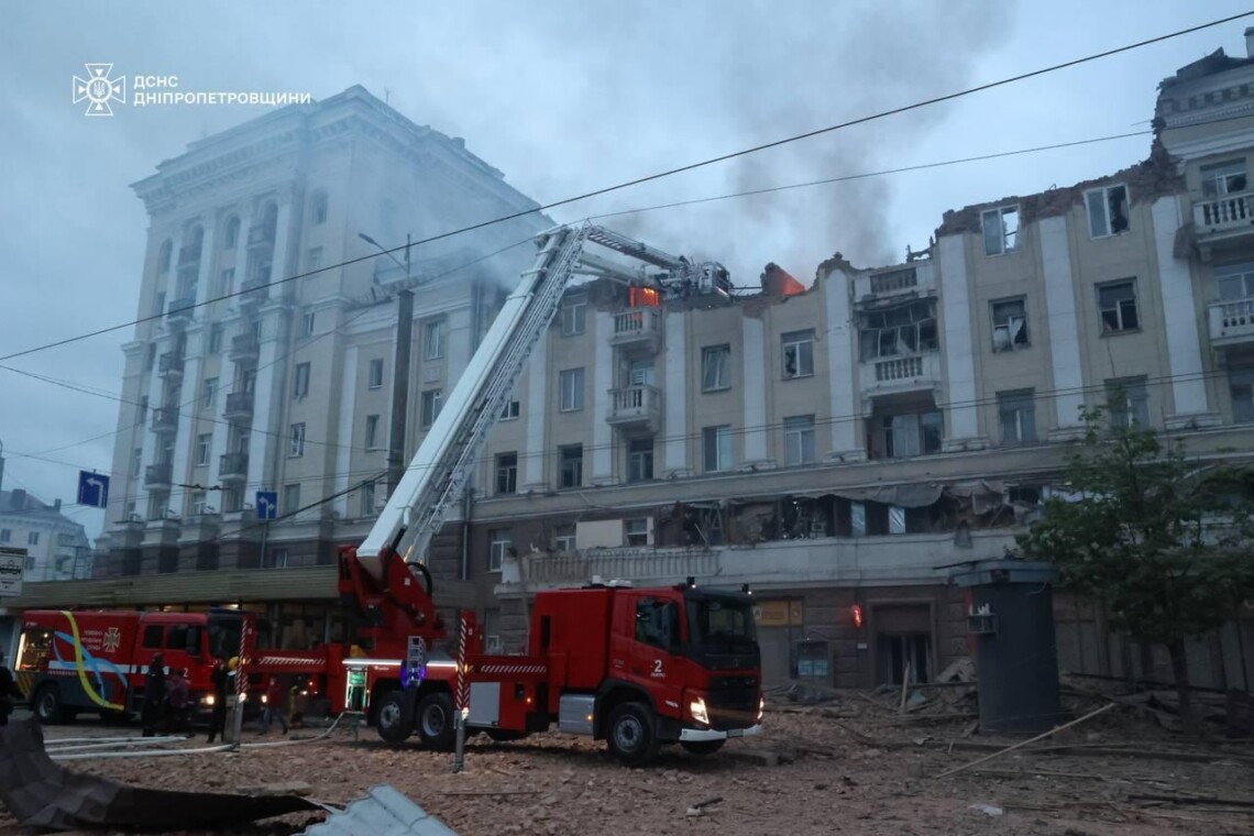 В результате атаки рф в Днепре, Синельниковском районе и Кривом Роге 8 погибших и 29 раненых.