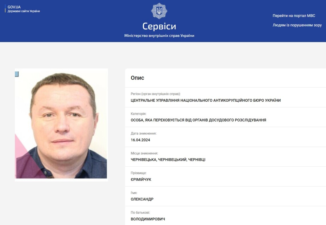 Коррупция на Черновицкой таможне – подсанкционного бизнесмена Александра Еримичука оставили под заочным арестом Апелляционная инстанция не увидела оснований для отмены заочной меры пресечения, избранной подозреваемому.