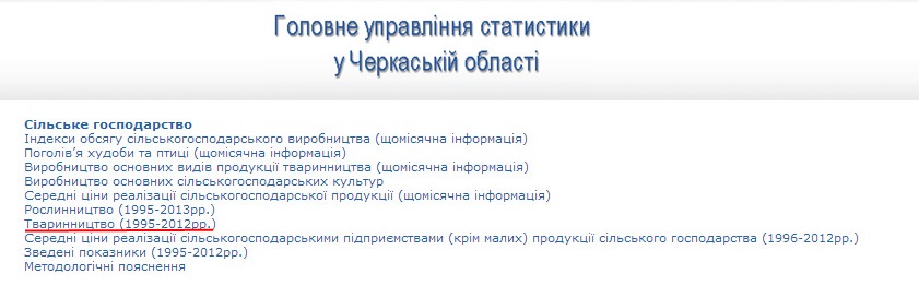 http://www.ck.ukrstat.gov.ua/?p=stat_inform