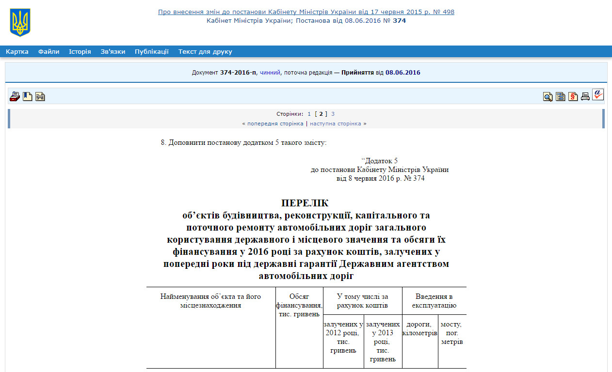 http://zakon0.rada.gov.ua/laws/show/374-2016-%D0%BF/page