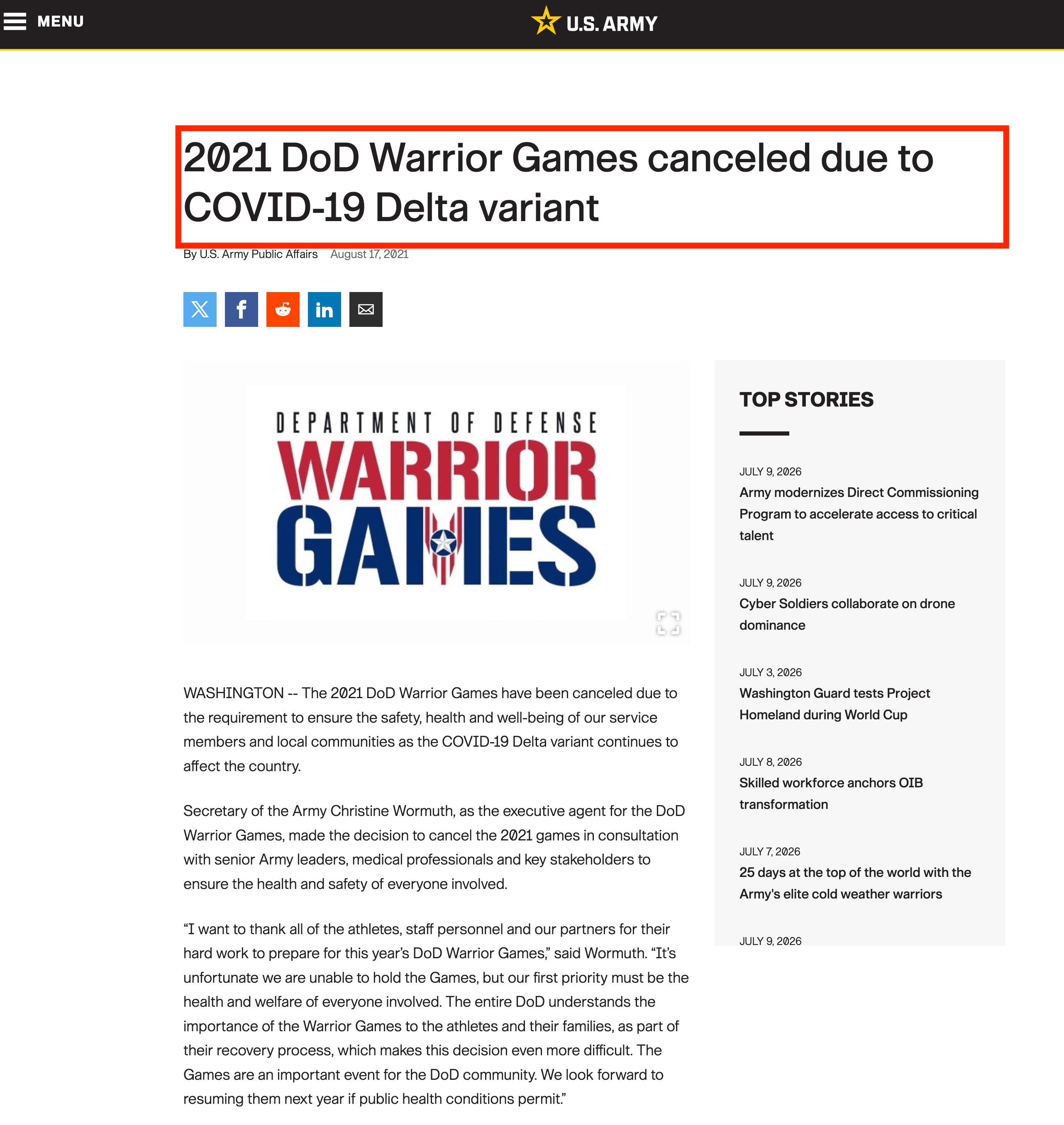 https://www.army.mil/article/249499/2021_dod_warrior_games_canceled_due_to_covid_19_delta_variant