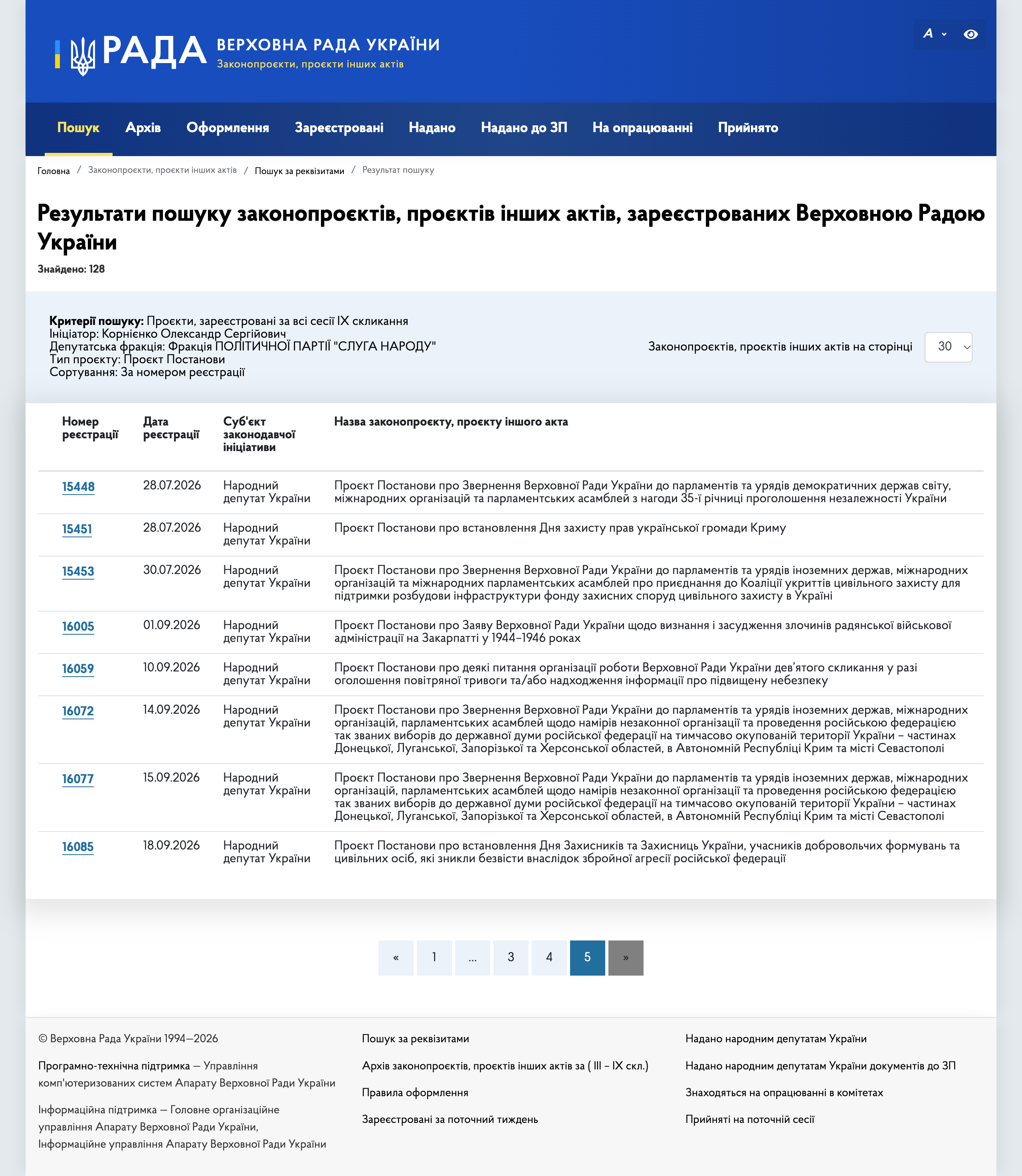 https://itd.rada.gov.ua/billinfo/Bills/SearchResultsAdvanced