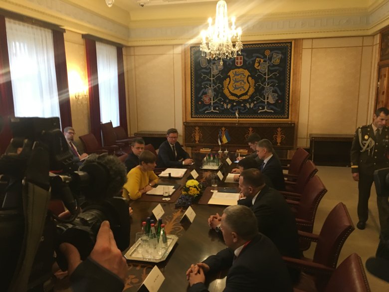 Президент Украины Владимир Зеленский находится в Эстонии с визитом. Фото Слово и Дело из Таллина.