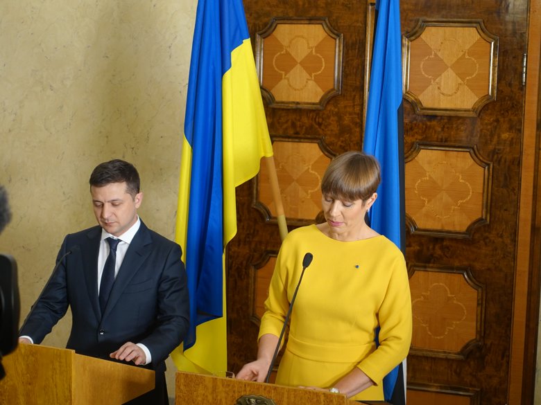 Президент України Володимир Зеленський перебуває в Естонії з візитом. Фото Слово і Діло з Таллінна.