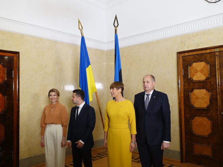 Президент Украины Владимир Зеленский находится в Эстонии с визитом. Фото Слово и Дело из Таллина.