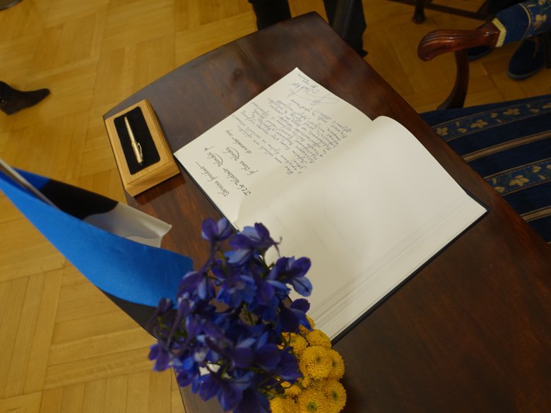 Президент України Володимир Зеленський перебуває в Естонії з візитом. Фото Слово і Діло з Таллінна.