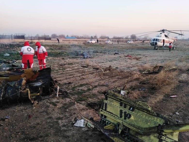 Украинский самолет авиакомпании МАУ упал 8 января в Иране. На борту самолета было 167 пассажиров и 9 членов экипажа, все погибли.