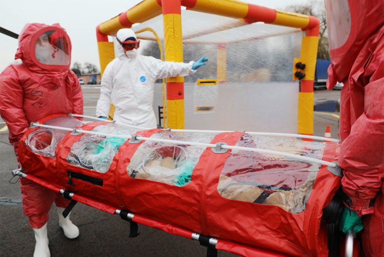 ГСЧС получила специальный санитарный вертолет, на котором можно будет перевозить вероятных больных китайским коронавирусом.