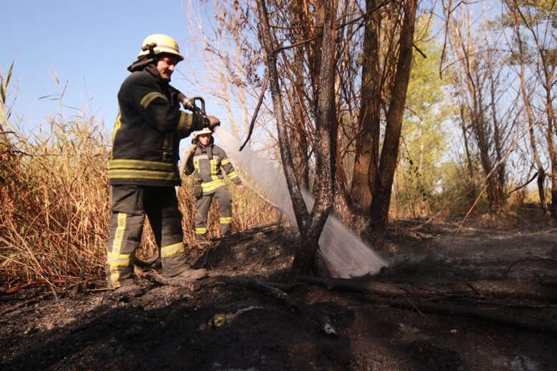 Киевлянам из-за пожара на торфяниках рекомендуют не выходить из дома. В некоторых районах наблюдается задымление из-за горящих торфяников.