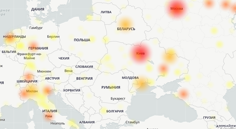 В работе Telegram 16 декабря произошел глобальный сбой. Неполадки наблюдались не только в Украине, но в других странах мира.