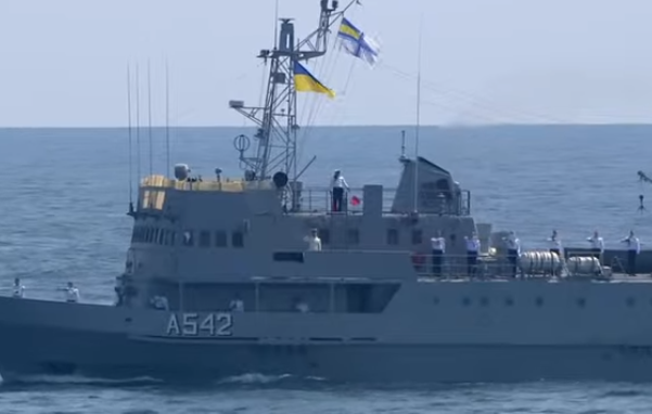 Во вторник, 24 августа, в  Одессе по случаю 30-й годовщины независимости Украины прошел военно-морской парад.