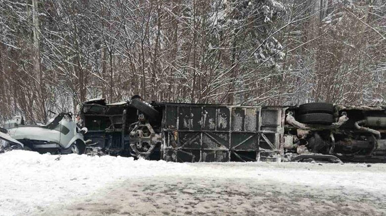 По предварительным данным, пострадал 41 пассажир (все граждане России) туристического автобуса. Сейчас пострадавшим оказывается медицинская помощь.