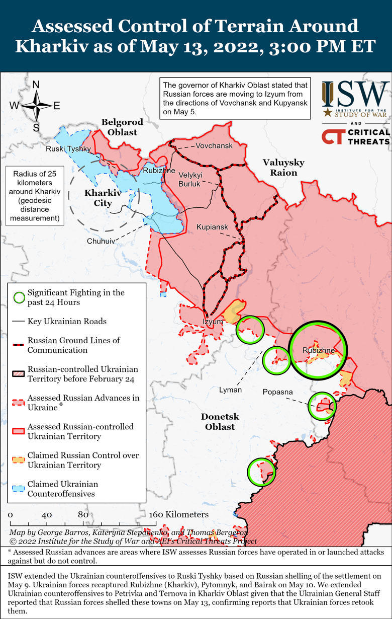 Аналитики американского Института исследования войны считают, что Украина выиграла битву за Харьков.