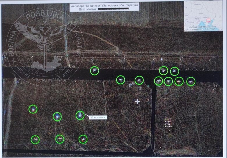 За пять месяцев с помощью аппарата ICEYE разведчики исследовали почти тысячи районов расположения российских оккупантов. Было выявлено 360 палаток и больше 7 тысяч объектов техники.