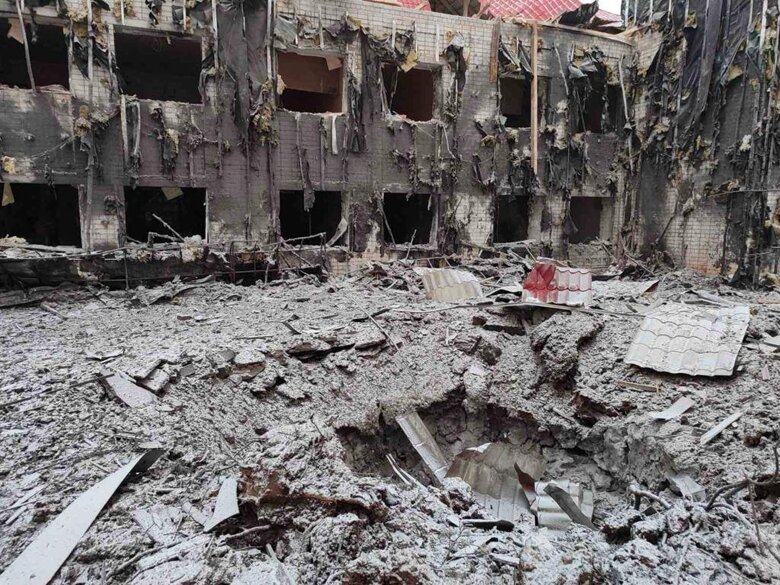Ракетним ударом рф пошкоджено дитячий лікувальний оздоровчий центр у Харкові – зруйновано медичний корпус, будівля їдальні. Є фото.