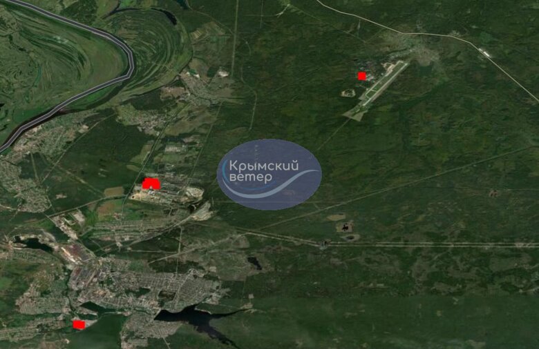 Супутники NASA зафіксували пожежі у районі російського аеродрому Саваслейка після атаки українських дронів.