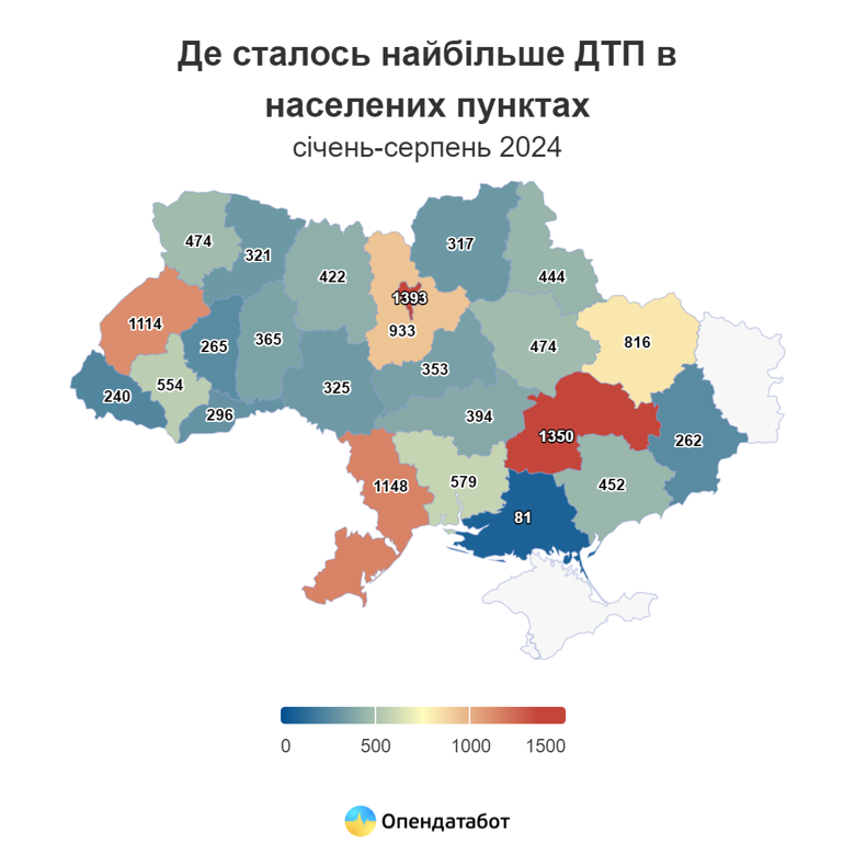 Кількість ДТП із постраждалими зросла на 11 відсотків. Найнебезпечнішими дорогами є M-06 Київ – Чоп та М-30 Стрий – Умань – Дніпро – Ізварине.