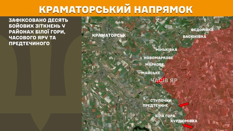 За сутки на фронте было зафиксировано 196 боевых столкновений, больше всего на Покровском и Новопавловском направлениях.
