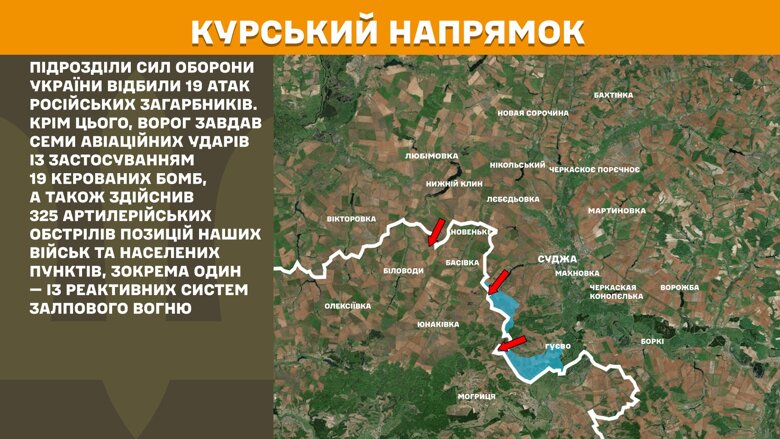 За сутки на фронте было зафиксировано 196 боевых столкновений, больше всего на Покровском и Новопавловском направлениях.