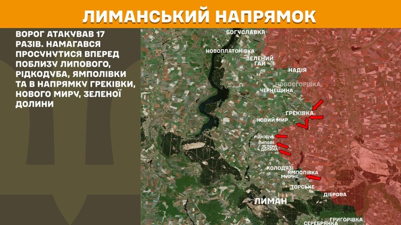 Протягом минулої доби, 9 травня, на фронті зафіксували 196 бойових зіткнень. Найбільше – на Покровському напрямку.