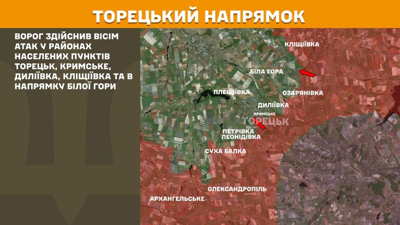 За сутки больше всего боевых столкновений зафиксировано на Покровском, Новопавловском и Лиманском направлениях фронта.