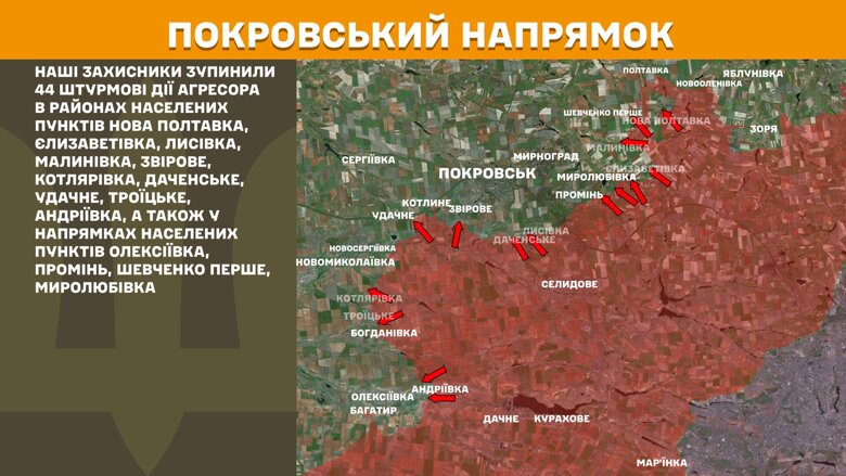 За сутки на фронте произошло 141 боевое столкновение. Горячее всего по-прежнему на Покровском, Новопавловском и Лиманском направлениях.