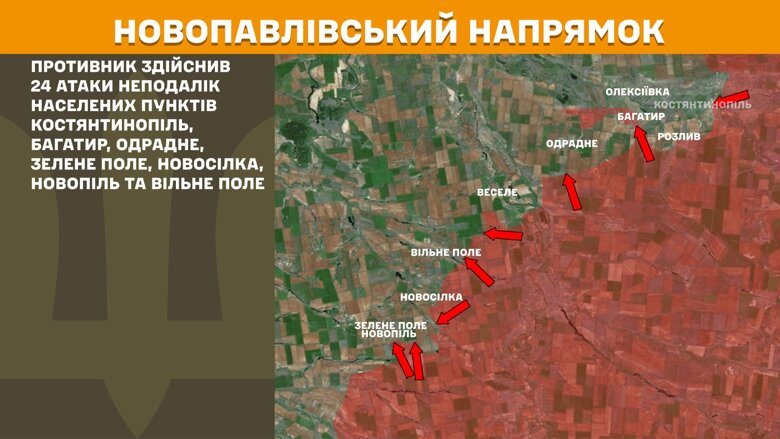 За сутки на фронте произошло 170 боевых столкновений. Больше всего атак снова фиксируют на Покровском направлении.