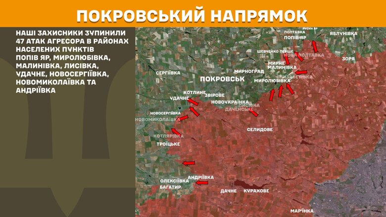 За сутки на фронте произошло 146 боевых столкновений. Больше всего атак было на Покровском направлении.