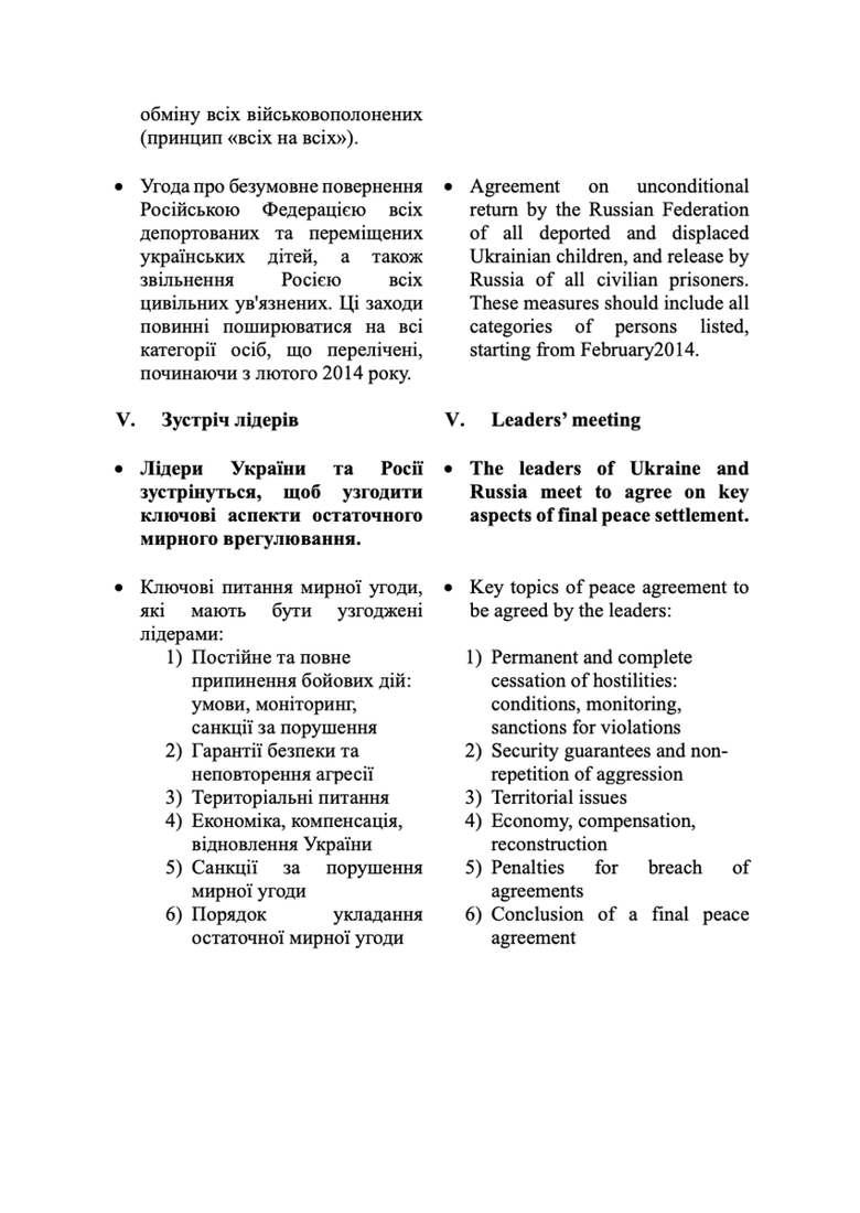 Журналист FT опубликовал полный текст украинского меморандума, который сегодня был представлен российской делегации в Стамбуле.