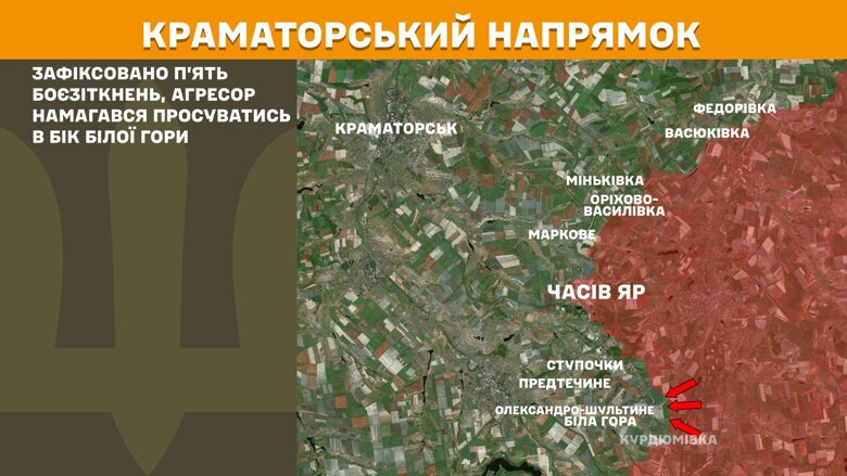 За сутки на фронте произошло 220 боевых столкновений. Больше всего атак было на Покровском направлении.