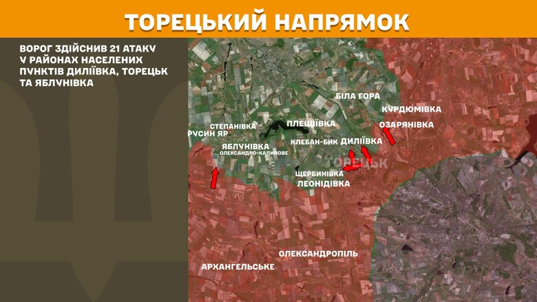 За сутки на фронте произошло 220 боевых столкновений. Больше всего атак было на Покровском направлении.