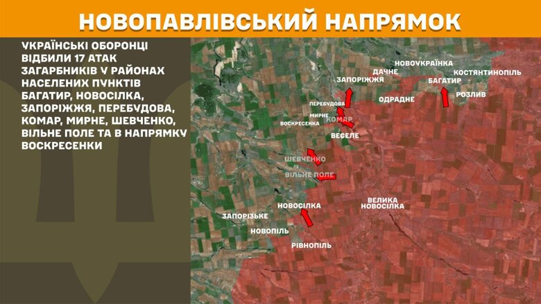 За минувшие сутки, 23 июня, на фронте произошло 165 боевых столкновений. Более 50 вражеских штурмов отражено на Покровском направлении.