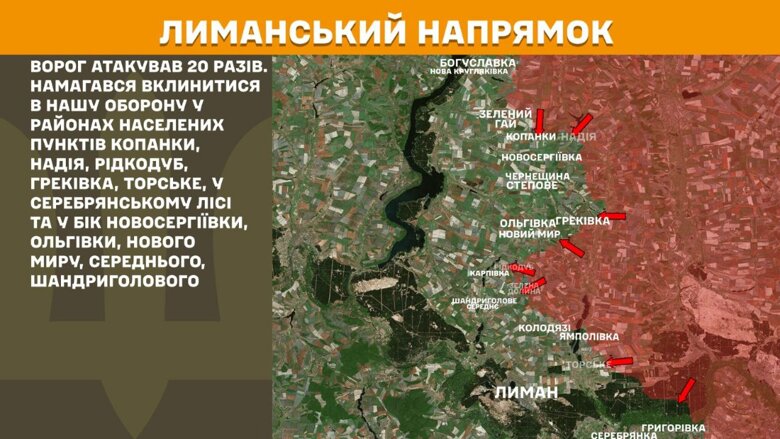 За минувшие сутки, 29 июня, на фронте произошло 137 боевых столкновений. Активнее всего враг атакует на Покровском и Лиманском направлениях.