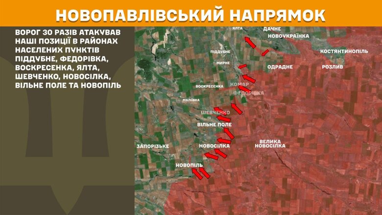 За прошедшие сутки, 7 июля, на фронте произошло 188 боевых столкновений. Больше всего атак было на Покровском и Новопавловском направлениях.