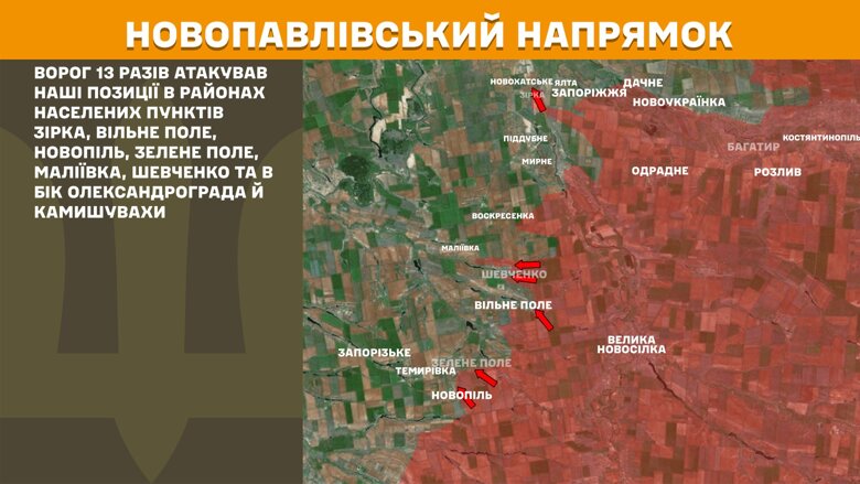 За прошедшие сутки, 18 июля, на фронте произошло 177 боевых столкновений. Больше всего атак было на Покровском направлении.