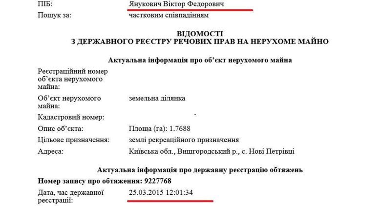 Украинские власти только в 2017 году наложили арест на всю недвижимость, принадлежащую беглому экс-президенту Виктору Януковичу. Его бывшая супруга Людмила Янукович может свободно распоряжаться своим имуществом.