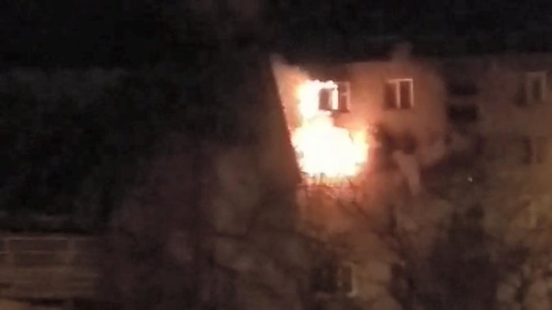 Во вторник утром, 26 декабря, во Львове в одном из жилых домов вспыхнул пожар. Жильцов  эвакуировали.