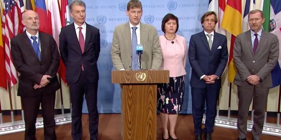Шість країн-членів Європейського Союзу виступили на підтримку України за підсумками засідання Ради Безпеки ООН, скликаного Росією для обговорення закону про українську мову.