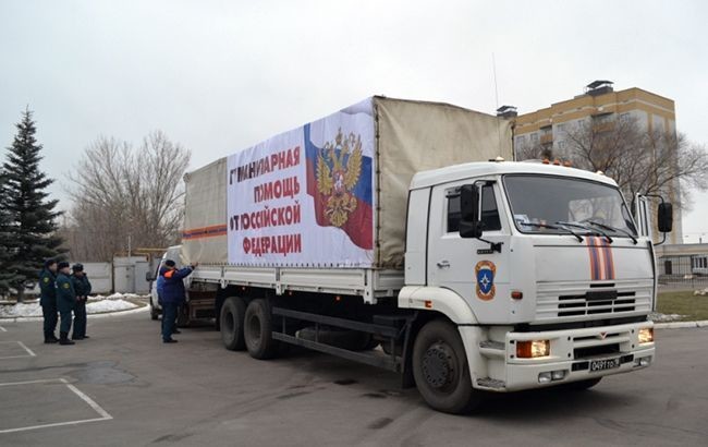 До непідконтрольних українській владі Донецька та Луганська сьогодні, 12 грудня, прибув 95-й російський гуманітарний конвой.