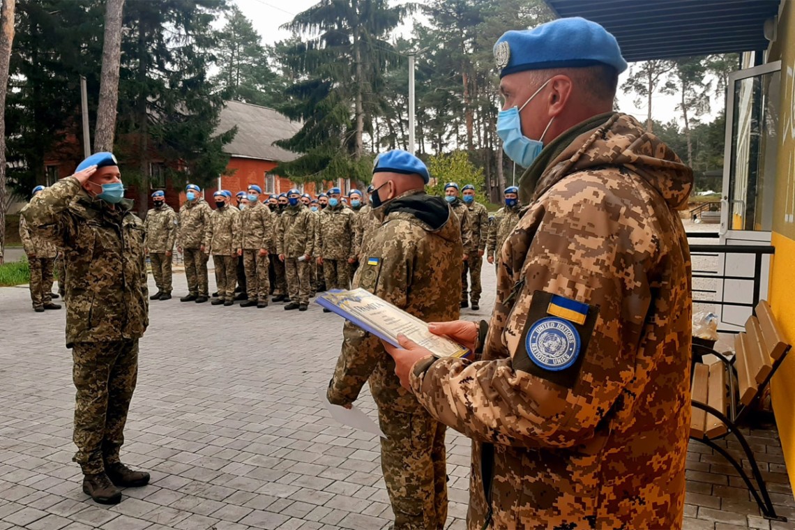 Вернулись более 160 украинских миротворцев, которые в течение десяти месяцев выполняли задачи в Конго.