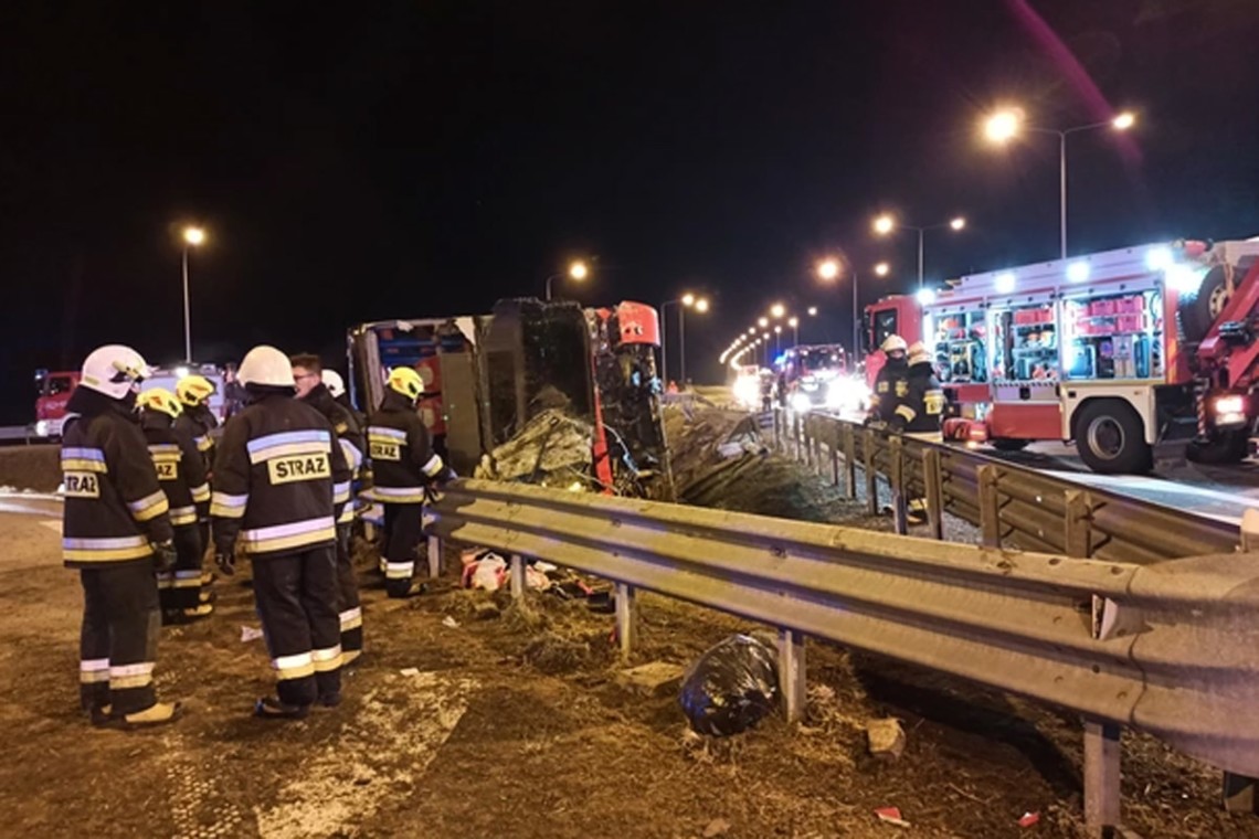 В Польше попал в смертельную аварию рейсовый автобус Познань-Херсон. В нем были и граждане Украины.