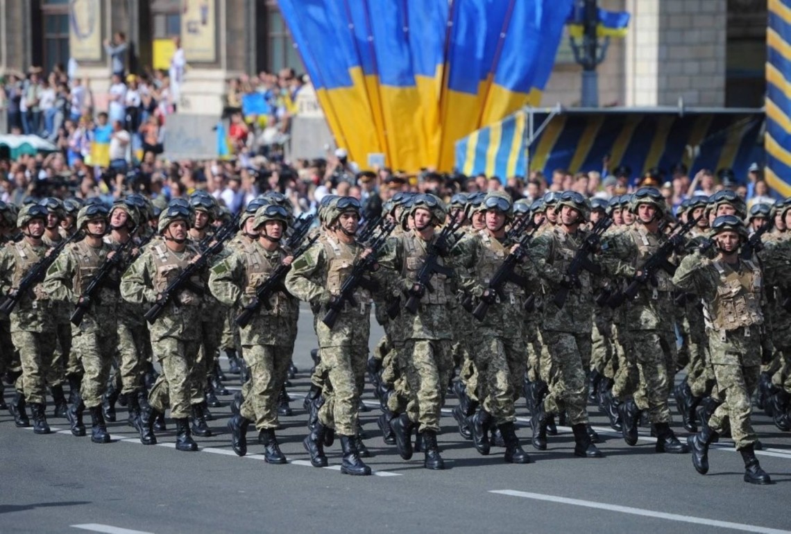 В воскресенье, 22 августа, состоится финальная репетиция парада войск на Крещатике и Майдане Независимости.
