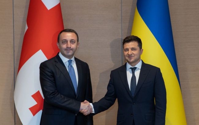 Глава государства Владимир Зеленский сегодня встретился с премьер-министром Грузии Ираклием Гарибашвили.